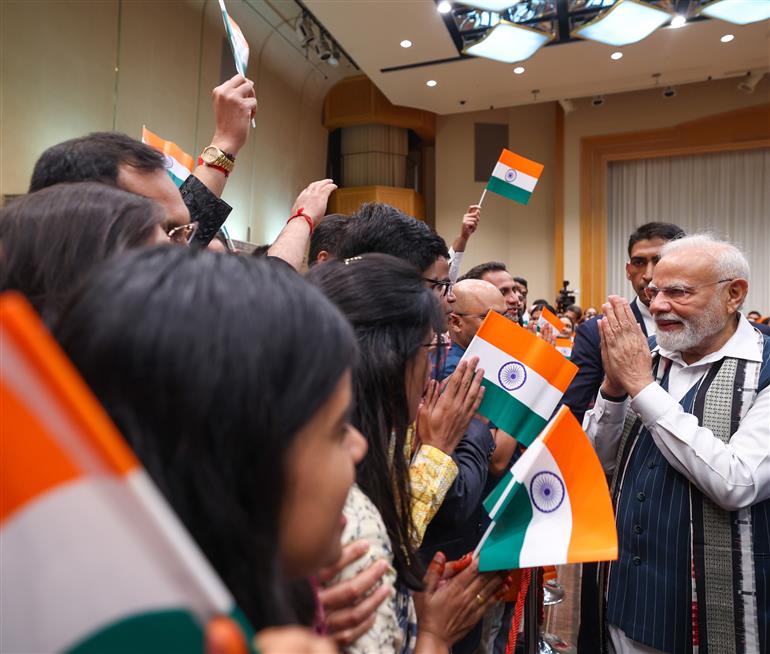 PM receives a rousing welcome by Indian community upon his arrival at a hotel in Tokyo, Japan on August 29, 2025.:Prime Minister's Office PM receives a rousing welcome by Indian community upon his arrival at a hotel in Tokyo, Japan on August 29, 2025.:Prime Minister