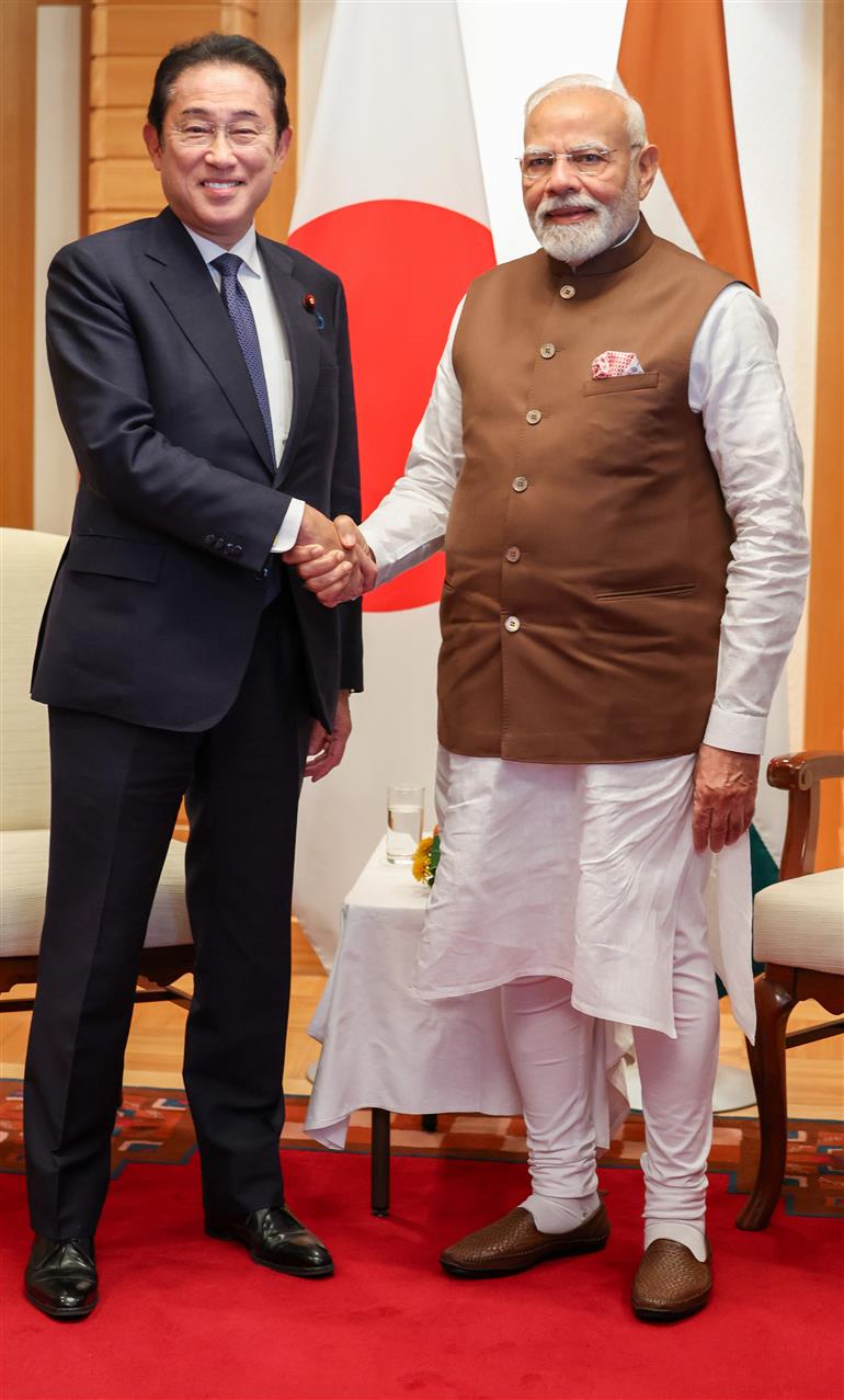 PM meeting with Former Prime Minister of Japan, Mr. Fumio Kishida in Tokyo, Japan on August 29, 2025.:Prime Minister's Office PM meeting with Former Prime Minister of Japan, Mr. Fumio Kishida in Tokyo, Japan on August 29, 2025.:Prime Minister