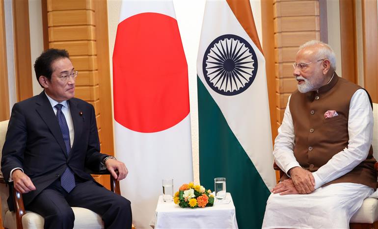 PM meeting with Former Prime Minister of Japan, Mr. Fumio Kishida in Tokyo, Japan on August 29, 2025.:Prime Minister's Office PM meeting with Former Prime Minister of Japan, Mr. Fumio Kishida in Tokyo, Japan on August 29, 2025.:Prime Minister