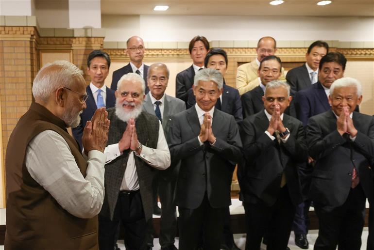PM attends India-Japan Business Event in Tokyo, Japan on August 29, 2025.:Prime Minister's Office PM attends India-Japan Business Event in Tokyo, Japan on August 29, 2025.:Prime Minister