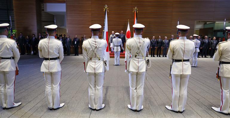 PM receives Guard of Honour in Tokyo, Japan on August 29, 2025.:Prime Minister's Office PM receives Guard of Honour in Tokyo, Japan on August 29, 2025.:Prime Minister