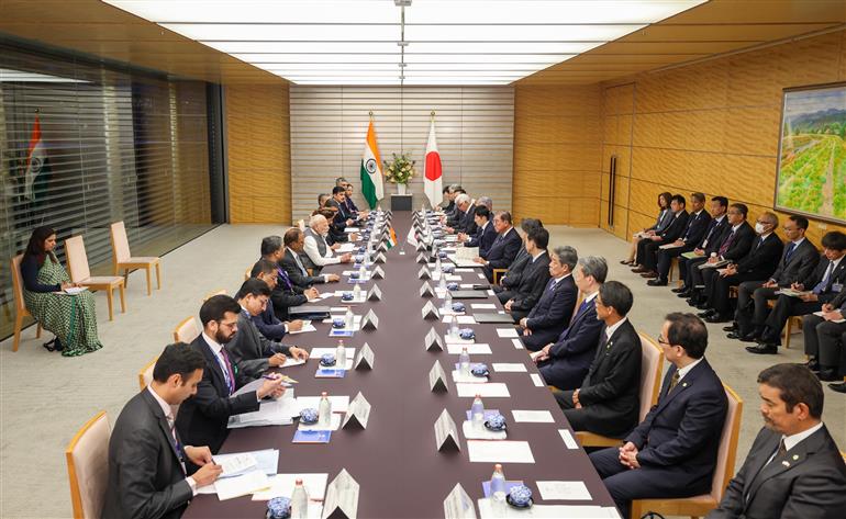 PM attends the 15th India-Japan Annual Summit in Tokyo, Japan on August 29, 2025.:Prime Minister's Office PM attends the 15th India-Japan Annual Summit in Tokyo, Japan on August 29, 2025.:Prime Minister