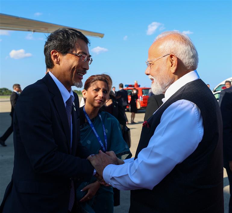 PM departs for Tianjin, China from Japan on August 30, 2025.:Prime Minister's Office PM departs for Tianjin, China from Japan on August 30, 2025.:Prime Minister