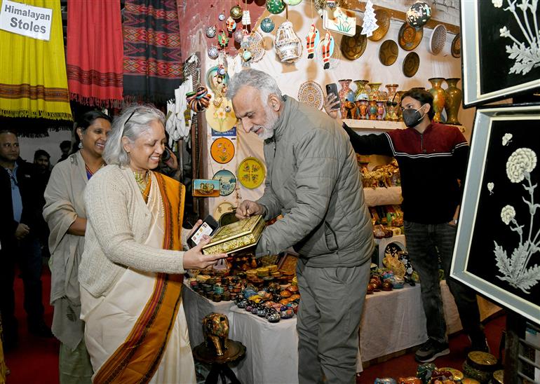 The Secretary, Ministry of Textiles, Smt. Neelam Shami Rao visits “The Master Creation 2.0 event” at Dilli Haat, INA on December 05, 2025.