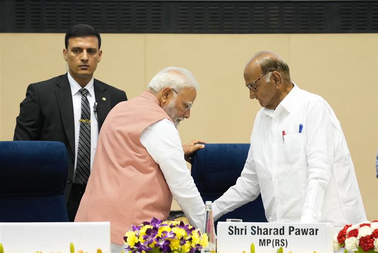 PM at the inauguration of 98th Akhil Bharatiya Marathi Sahitya Sammelan, in New Delhi on February 21, 2025.