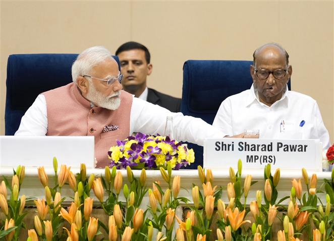 PM at the inauguration of 98th Akhil Bharatiya Marathi Sahitya Sammelan, in New Delhi on February 21, 2025.