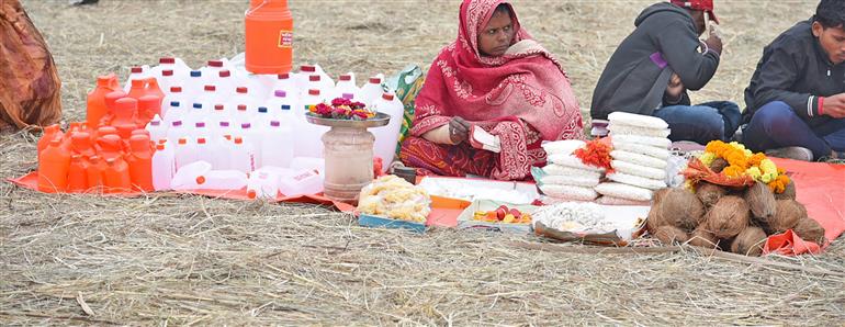 Glimpses of preparations for Maha Kumbh 2025 in full swing at Prayagraj, in Uttar Pradesh on January 07, 2025. :Ministry of Culture