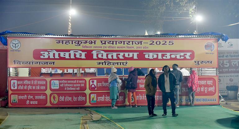 Glimpses of Central Hospital activities during the preparation of Maha-Kumbh Mela 2025 at Prayagraj, in Uttar Pradesh on January 08, 2025.:Ministry of Culture