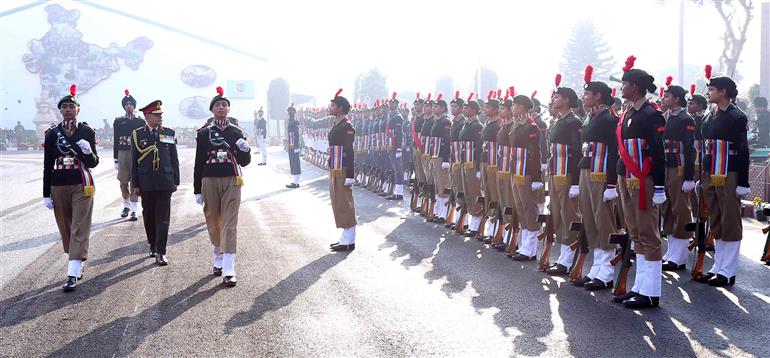 Chief of the Army Staff (COAS) General Upendra Dwivedi visited the NCC Republic Day Parade Camp at Delhi Cantt. on January 09, 2025.