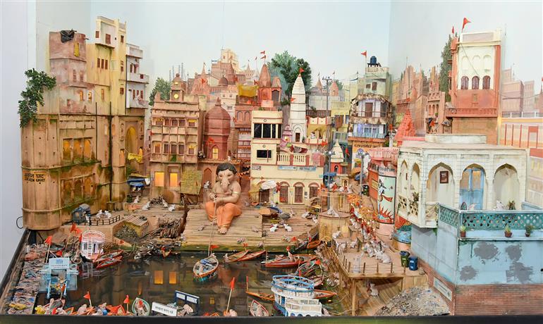 Glimpses of Namami Gange exhibition at the Maha-Kumbh Mela 2025 at Prayagraj, in Uttar Pradesh on January 17, 2025.:Ministry of Culture