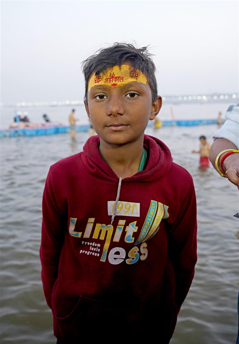 Sangam Snan and other activities at the Maha-Kumbh Mela 2025 at Prayagraj, in Uttar Pradesh on January 21, 2025.

