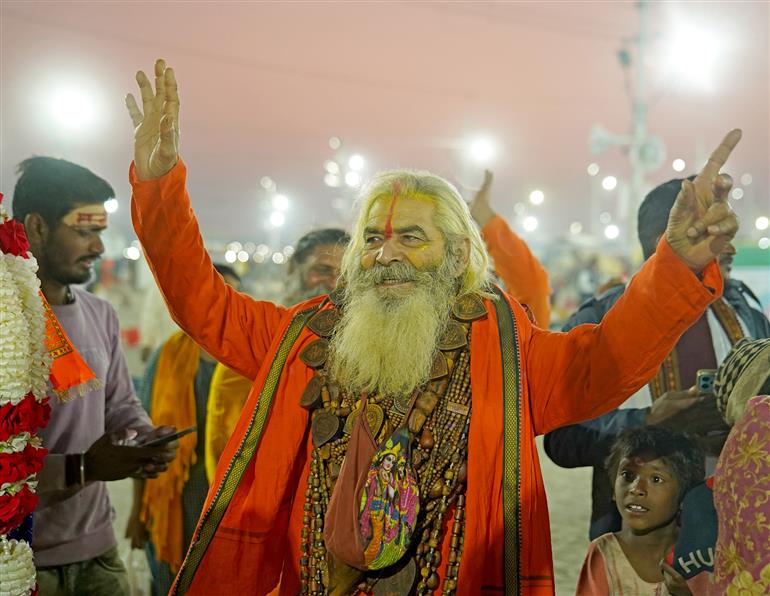 Sangam Snan and other activities at the Maha-Kumbh Mela 2025 at Prayagraj, in Uttar Pradesh on January 21, 2025.

