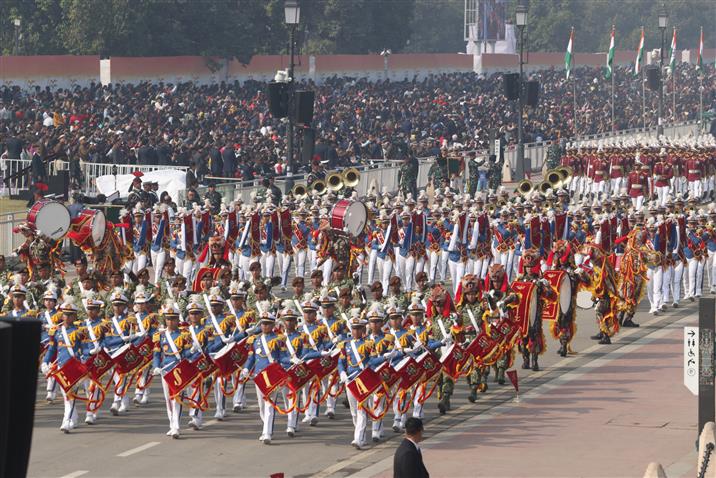 23 जनवरी, 2025 को नई दिल्ली के कर्तव्य पथ पर 76वें गणतंत्र दिवस परेड की फुल ड्रेस रिहर्सल की झलकियां।
