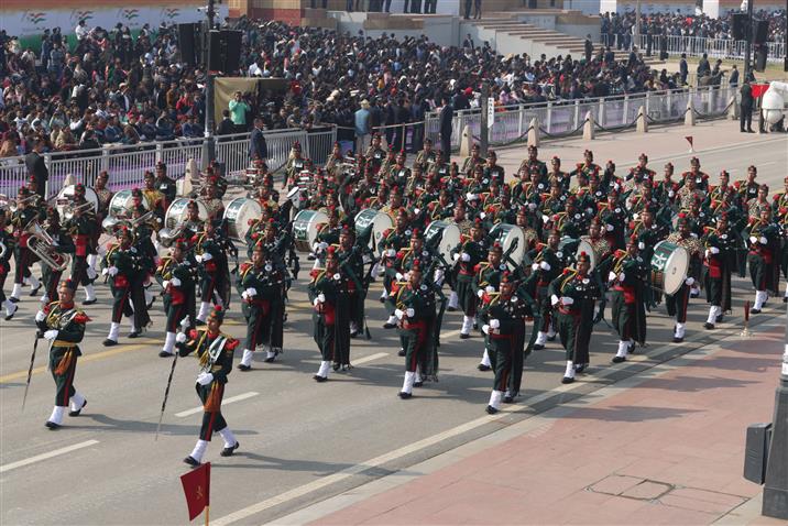 23 जनवरी, 2025 को नई दिल्ली के कर्तव्य पथ पर 76वें गणतंत्र दिवस परेड की फुल ड्रेस रिहर्सल की झलकियां।