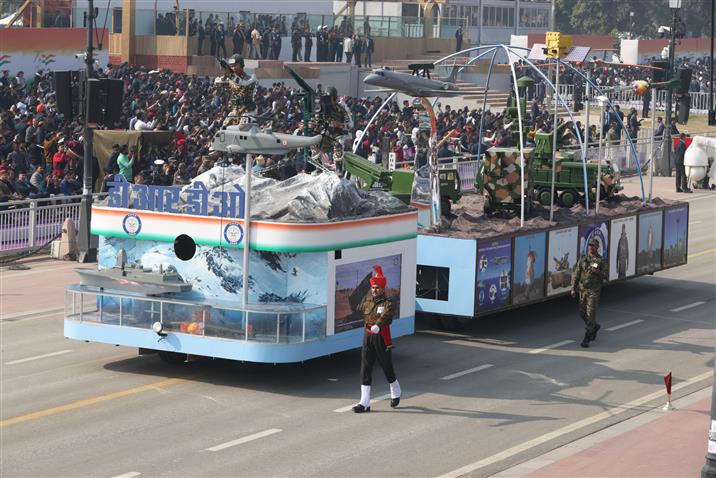 23 जनवरी, 2025 को नई दिल्ली के कर्तव्य पथ पर 76वें गणतंत्र दिवस परेड की फुल ड्रेस रिहर्सल की झलकियां।