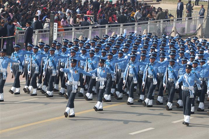 23 जनवरी, 2025 को नई दिल्ली के कर्तव्य पथ पर 76वें गणतंत्र दिवस परेड की फुल ड्रेस रिहर्सल की झलकियां।