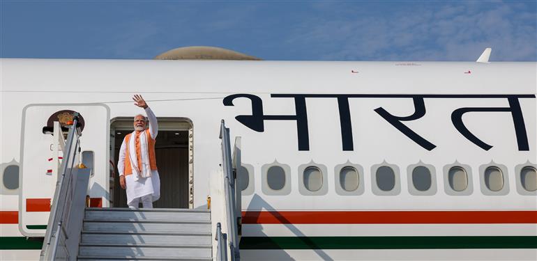 PM embarks on a five-nation visit to Ghana, Trinidad & Tobago, Argentina, Brazil and Namibia from New Delhi on July 02, 2025.:Prime Minister's Office PM embarks on a five-nation visit to Ghana, Trinidad & Tobago, Argentina, Brazil and Namibia from New Delhi on July 02, 2025.:Prime Minister