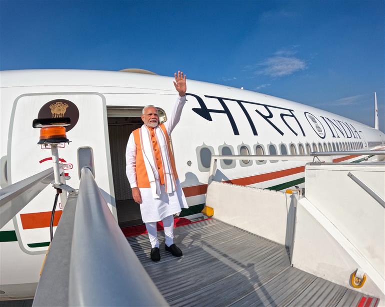 PM embarks on a five-nation visit to Ghana, Trinidad & Tobago, Argentina, Brazil and Namibia from New Delhi on July 02, 2025.:Prime Minister's Office PM embarks on a five-nation visit to Ghana, Trinidad & Tobago, Argentina, Brazil and Namibia from New Delhi on July 02, 2025.:Prime Minister