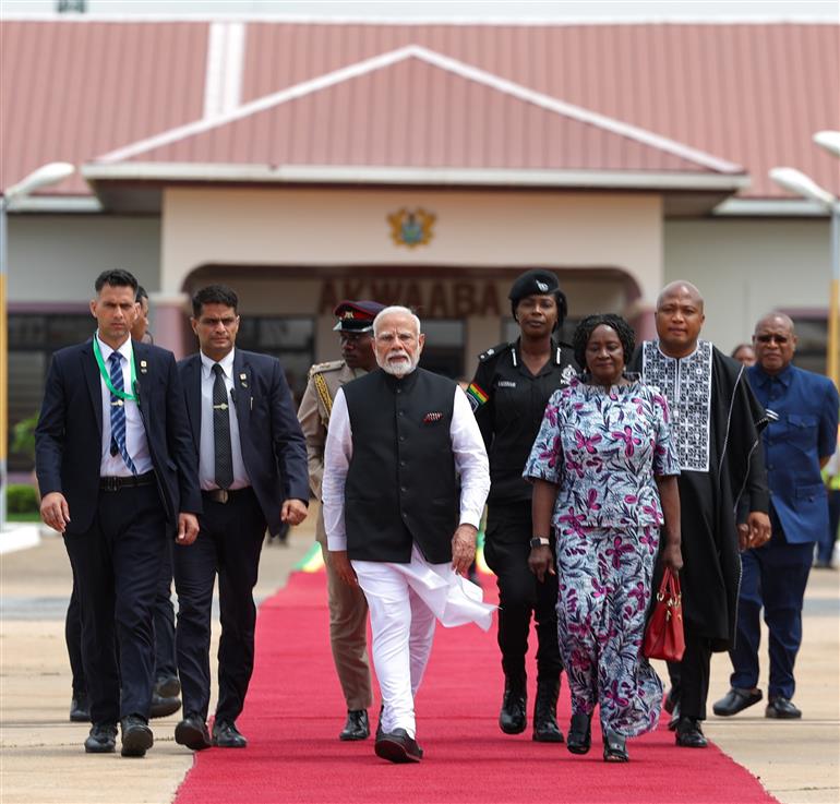 PM departs for Trinidad and Tobago from Ghana on July 03, 2025.:Prime Minister's Office PM departs for Trinidad and Tobago from Ghana on July 03, 2025.:Prime Minister