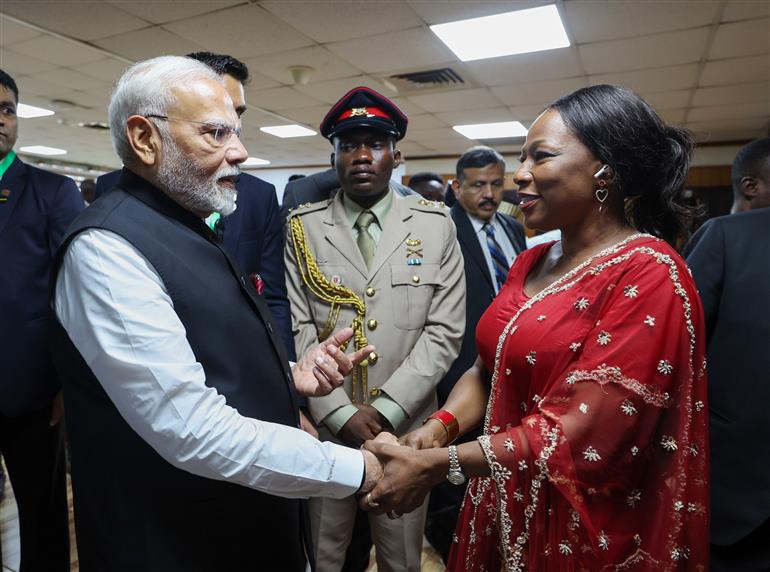 PM at the Parliament of the Republic of Ghana in Accra, Ghana on July 03, 2025.:Prime Minister's Office PM at the Parliament of the Republic of Ghana in Accra, Ghana on July 03, 2025.:Prime Minister