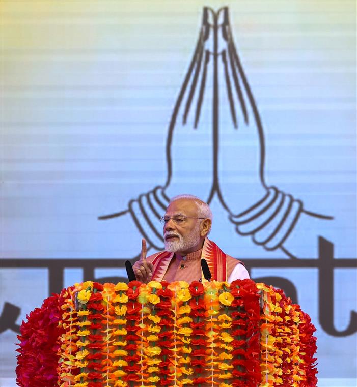 PM addresses the Indian community programme at Port of Spain, in Republic of Trinidad and Tobago on July 03, 2025.:Prime Minister's Office PM addresses the Indian community programme at Port of Spain, in Republic of Trinidad and Tobago on July 03, 2025.:Prime Minister