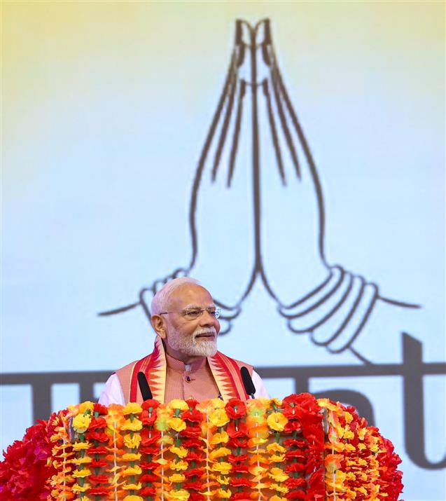PM addresses the Indian community programme at Port of Spain, in Republic of Trinidad and Tobago on July 03, 2025.:Prime Minister's Office PM addresses the Indian community programme at Port of Spain, in Republic of Trinidad and Tobago on July 03, 2025.:Prime Minister