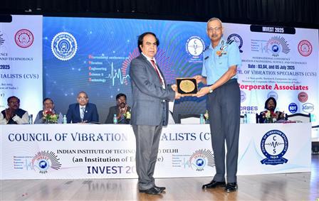Air Marshal Vijay Kumar Garg, AVSM, VSM attends INVEST
2025, in IIT Delhi on July 04, 2025. 

