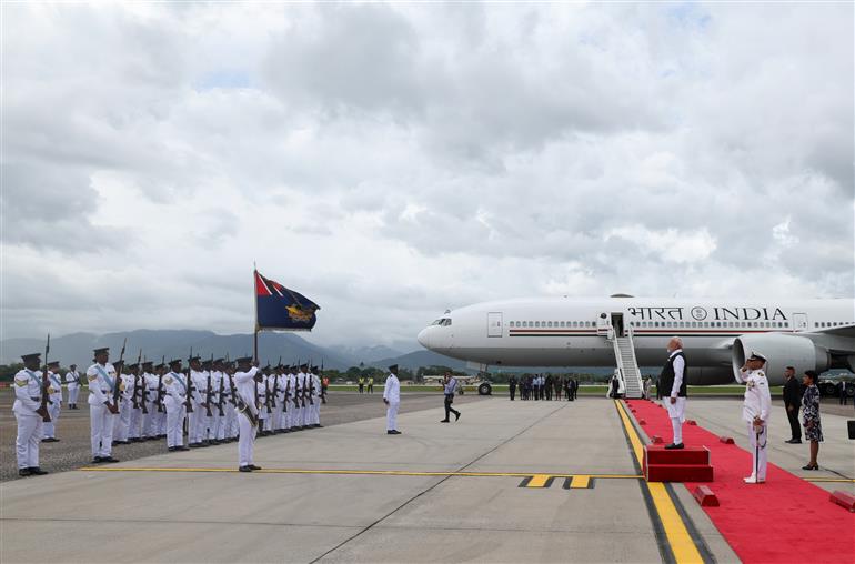 PM embarks for Buenos Aires (Argentina) after completing his visit to Trinidad and Tobago on July 04, 2025.:Prime Minister's Office PM embarks for Buenos Aires (Argentina) after completing his visit to Trinidad and Tobago on July 04, 2025.:Prime Minister