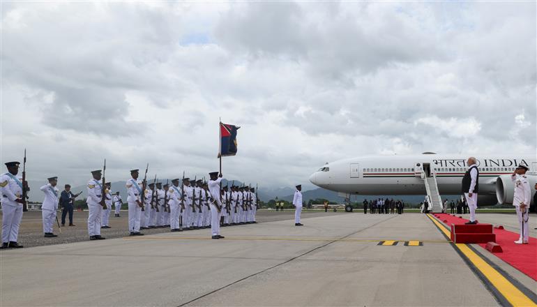 PM embarks for Buenos Aires (Argentina) after completing his visit to Trinidad and Tobago on July 04, 2025.:Prime Minister's Office PM embarks for Buenos Aires (Argentina) after completing his visit to Trinidad and Tobago on July 04, 2025.:Prime Minister