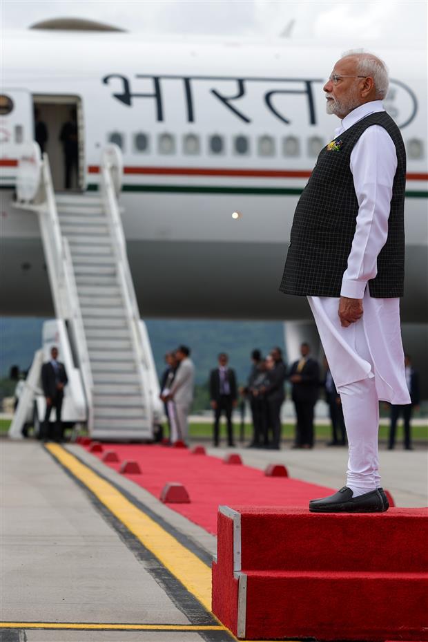 PM embarks for Buenos Aires (Argentina) after completing his visit to Trinidad and Tobago on July 04, 2025.