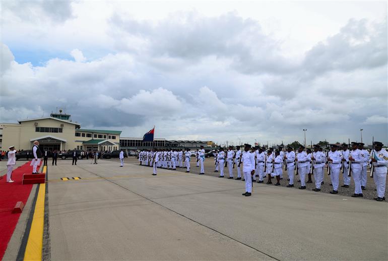 PM embarks for Buenos Aires (Argentina) after completing his visit to Trinidad and Tobago on July 04, 2025.:Prime Minister's Office PM embarks for Buenos Aires (Argentina) after completing his visit to Trinidad and Tobago on July 04, 2025.:Prime Minister