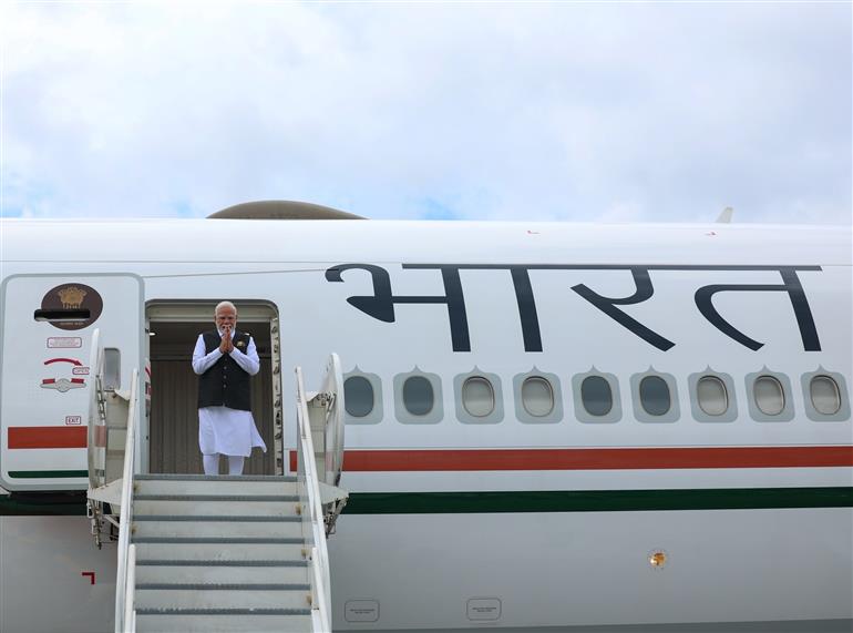 PM embarks for Buenos Aires (Argentina) after completing his visit to Trinidad and Tobago on July 04, 2025.:Prime Minister's Office PM embarks for Buenos Aires (Argentina) after completing his visit to Trinidad and Tobago on July 04, 2025.:Prime Minister