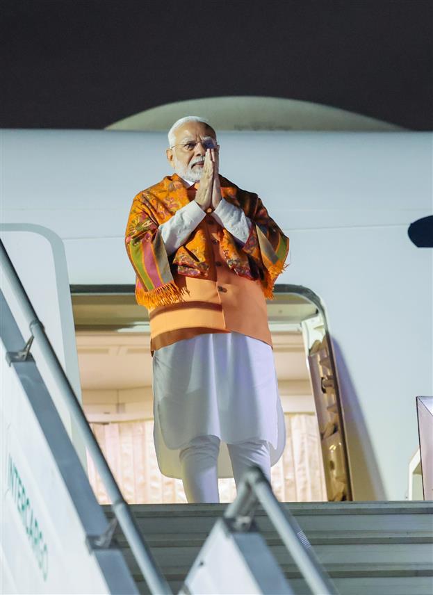 PM arrives at Ezeiza International Airport, in Buenos Aires, Argentina on July 04, 2025.:Prime Minister's Office PM arrives at Ezeiza International Airport, in Buenos Aires, Argentina on July 04, 2025.:Prime Minister