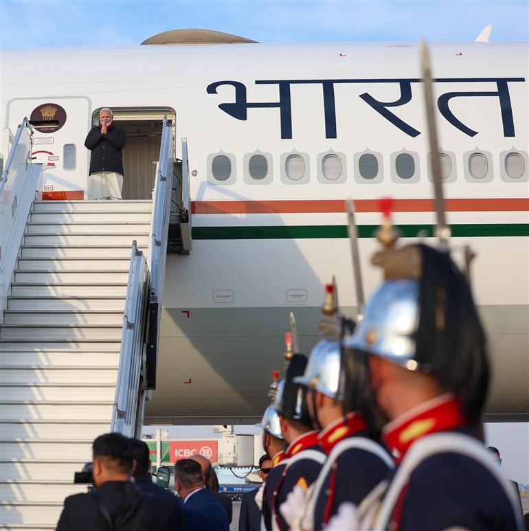 PM embarks for Rio de Janeiro (Brazil) to attend the 17th BRICS Summit after completing his visit to Argentina on July 05, 2025.:Prime Minister's Office PM embarks for Rio de Janeiro (Brazil) to attend the 17th BRICS Summit after completing his visit to Argentina on July 05, 2025.:Prime Minister