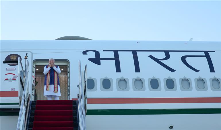 PM embarks for Windhoek (Namibia) after completing his visit to Brazil on July 08, 2025.:Prime Minister's Office PM embarks for Windhoek (Namibia) after completing his visit to Brazil on July 08, 2025.:Prime Minister