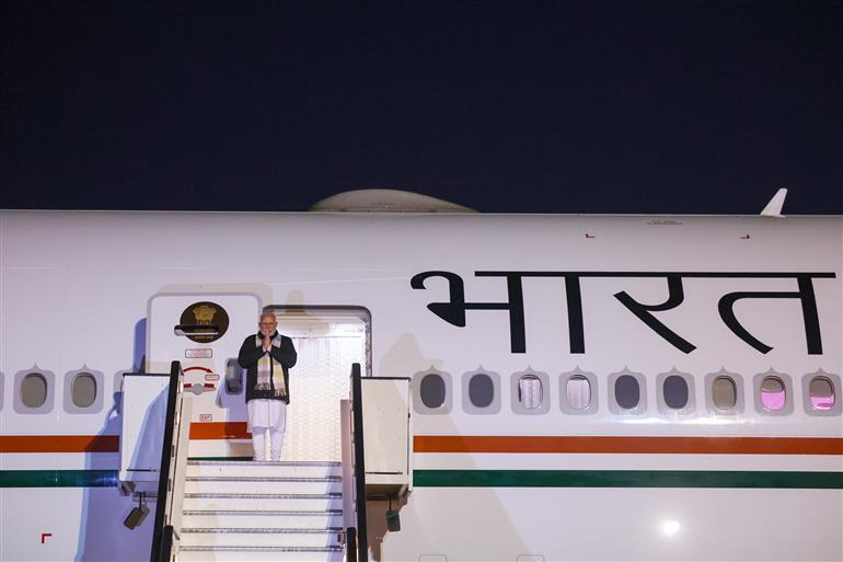 PM arrives in Windhoek, Namibia on July 09, 2025.:Prime Minister's Office PM arrives in Windhoek, Namibia on July 09, 2025.:Prime Minister