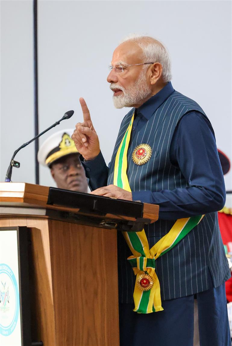 PM remarks on conferred the Namibia’s highest honour – ‘Order of the Most Ancient Welwitschia Mirabilis’ at Windhoek, in Namibia on July 09, 2025.:Prime Minister's Office PM remarks on conferred the Namibia’s highest honour – ‘Order of the Most Ancient Welwitschia Mirabilis’ at Windhoek, in Namibia on July 09, 2025.:Prime Minister