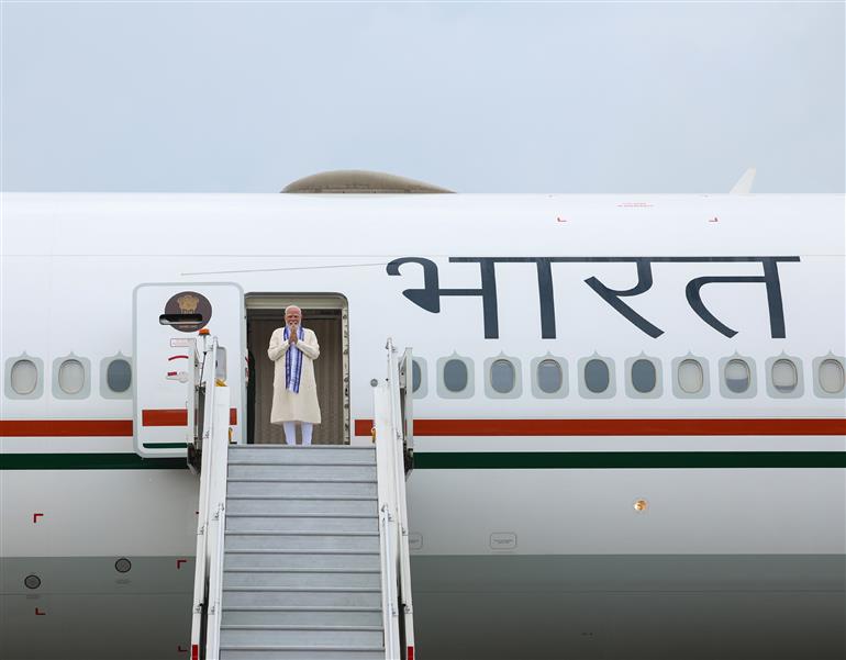PM arrived at New Delhi after completing his successful and productive five-nation visit on July 10, 2025.