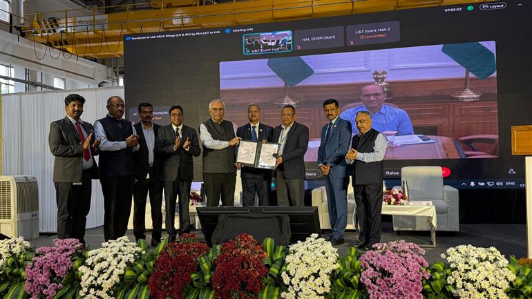 The first set of wing assemblies for Light Combat Aircraft (LCA) Mk1A, produced by Larsen & Toubro, was handed over to Hindustan Aeronautics Limited (HAL) in Coimbatore, Tamil Nadu on July 17, 2025.