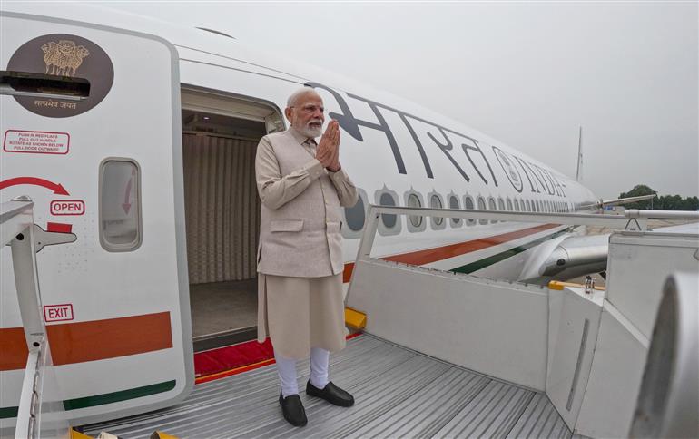 PM Departure to United Kingdom from New Delhi on July 23, 2025.:Prime Minister's Office PM Departure to United Kingdom from New Delhi on July 23, 2025.:Prime Minister