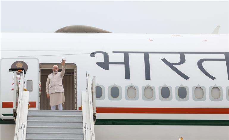 PM Departure to United Kingdom from New Delhi on July 23, 2025.:Prime Minister's Office PM Departure to United Kingdom from New Delhi on July 23, 2025.:Prime Minister