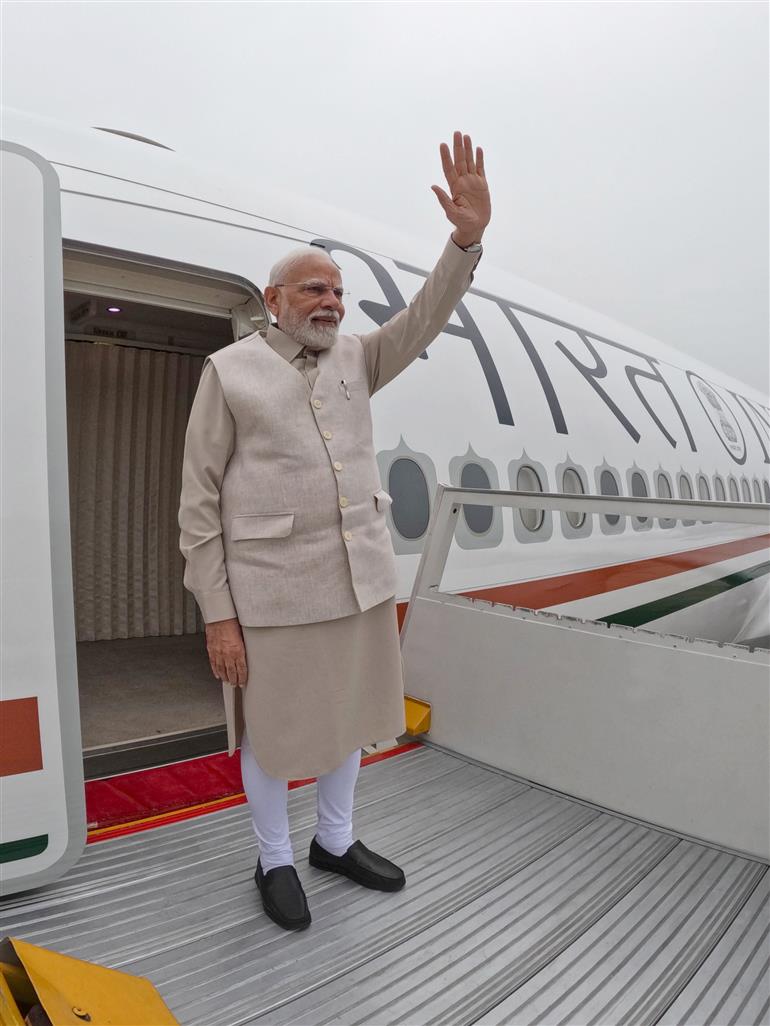 PM Departure to United Kingdom from New Delhi on July 23, 2025.:Prime Minister's Office PM Departure to United Kingdom from New Delhi on July 23, 2025.:Prime Minister