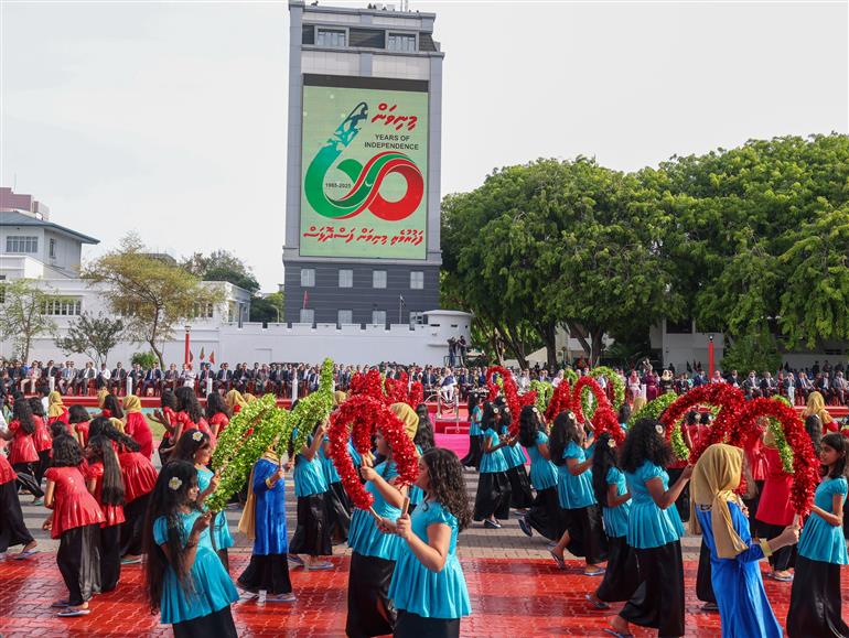 PM participates in the 60th Independence Day celebrations of Maldives as the Guest of Honour at Male, in Maldives on July 26, 2025.:Prime Minister's Office PM participates in the 60th Independence Day celebrations of Maldives as the Guest of Honour at Male, in Maldives on July 26, 2025.:Prime Minister