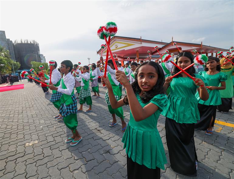 PM participates in the 60th Independence Day celebrations of Maldives as the Guest of Honour at Male, in Maldives on July 26, 2025.:Prime Minister's Office PM participates in the 60th Independence Day celebrations of Maldives as the Guest of Honour at Male, in Maldives on July 26, 2025.:Prime Minister