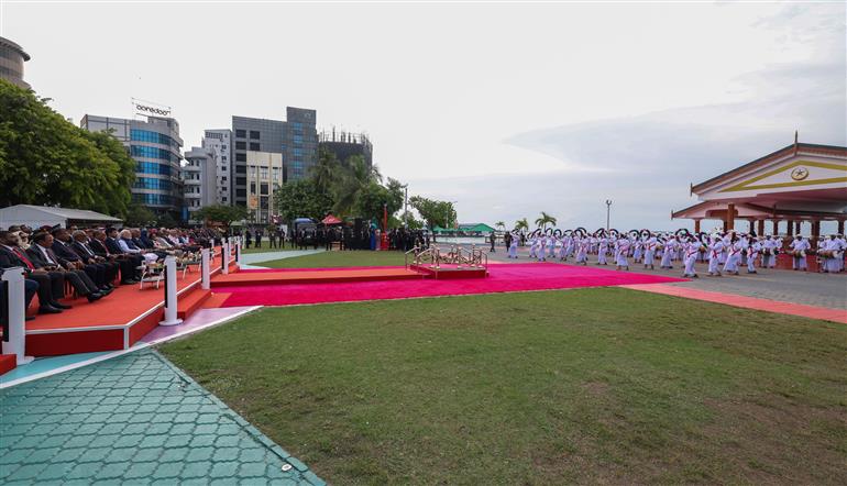 PM participates in the 60th Independence Day celebrations of Maldives as the Guest of Honour at Male, in Maldives on July 26, 2025.:Prime Minister's Office PM participates in the 60th Independence Day celebrations of Maldives as the Guest of Honour at Male, in Maldives on July 26, 2025.:Prime Minister