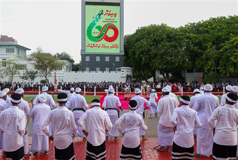 PM participates in the 60th Independence Day celebrations of Maldives as the Guest of Honour at Male, in Maldives on July 26, 2025.:Prime Minister's Office PM participates in the 60th Independence Day celebrations of Maldives as the Guest of Honour at Male, in Maldives on July 26, 2025.:Prime Minister