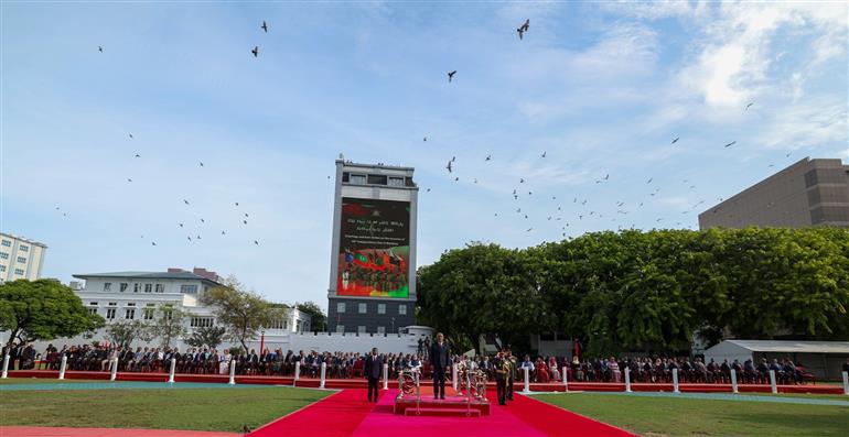 PM participates in the 60th Independence Day celebrations of Maldives as the Guest of Honour at Male, in Maldives on July 26, 2025.:Prime Minister's Office PM participates in the 60th Independence Day celebrations of Maldives as the Guest of Honour at Male, in Maldives on July 26, 2025.:Prime Minister
