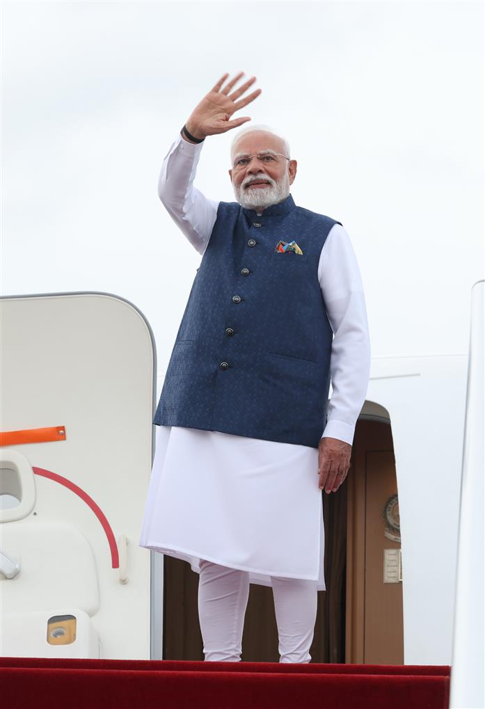 PM departs from Maldives to Thoothukudi, Tamil Nadu in India, on July 26, 2025.