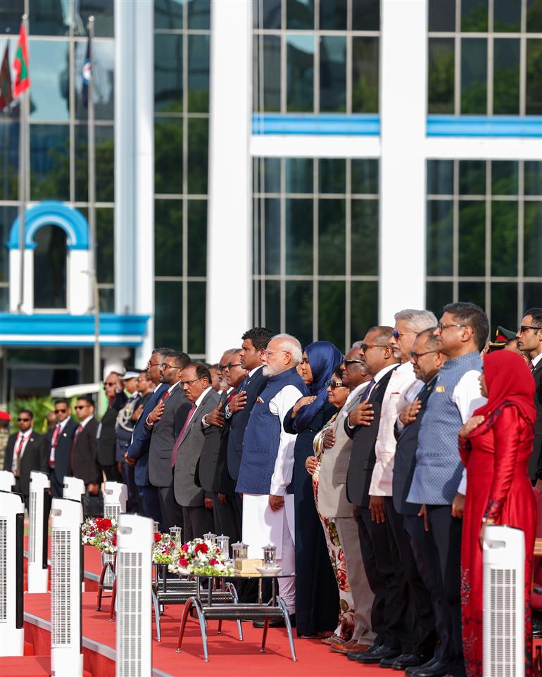 PM attends the 60th Independence Day celebrations of Maldives as the Guest of Honour at Male, in Maldives on July 26, 2025.