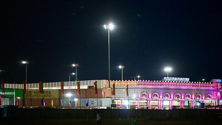 PM arrives Thoothukudi airport at Tamil Nadu in India, on July 26, 2025.